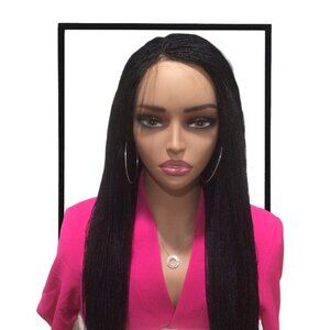 Full Lace Micro Senegalese Twist Wig - Lace Cut